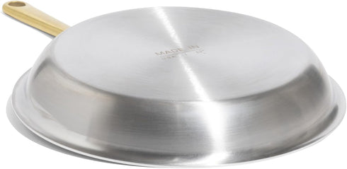 Made In Cookware - 3-Piece (Includes 8",10",12") CeramiClad Non Stick Frying Pan - 5-Ply Stainless Clad with Stay-Cool Handle - Professional Cookware