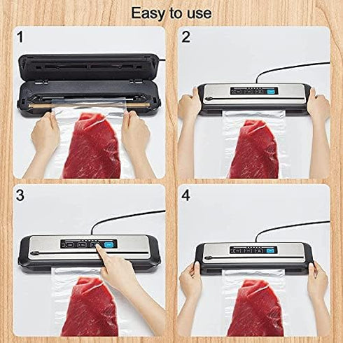Inkbird WiFi Sous-Vide-Machine & Vacuum Sealer Machine, Inkbird Sous Vide Cooker 1000W w/Recipes on APP Preset Cooker