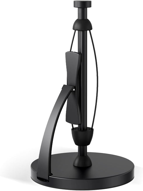 VEHHE Paper Towel Holder Countertop, Black Paper Towel Holder