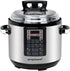 PrepAmeal 6QT 8-in-1 Electric Pressure Cooker Multi-Functional Programmable Non-Stick Pot, Slow Cooker