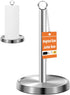 PAROTO Paper Towel Holder Countertop, Stainless Steel, Weighted Base, Paper Towel Stand Holder