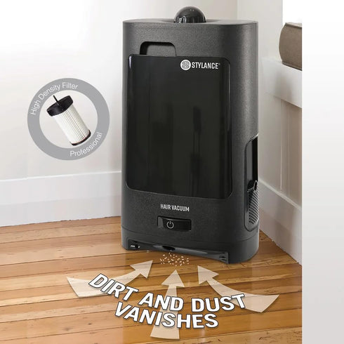 STYLANCE Professional Touchless Vacuum Automatic Dustpan- Ultra Fast Powerful for Sweeping Salon Pet Hair