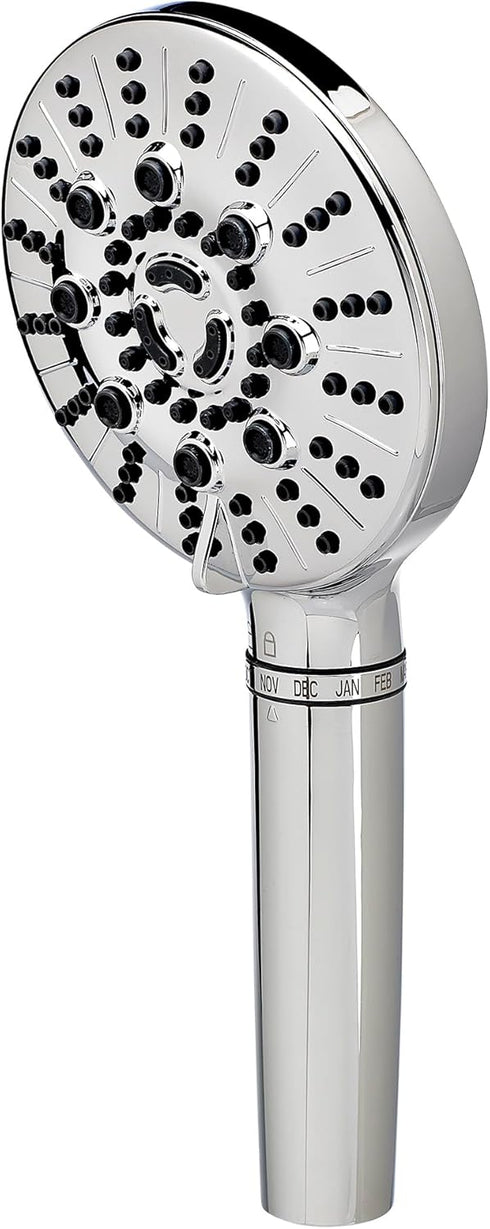 Sprite HKE-CM Biarritz 7-Setting Hand Held Filtered Shower Handle, Chrome