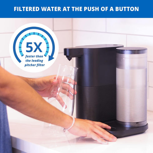 Aquasana Countertop Water Filter System for Drinking Water - Clean Water Machine - Removes 97% of Chlorine from Tap Water