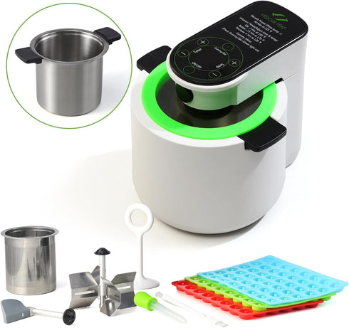 Vesicur Herbnifique 3-In-1 Decarboxylator & Herb Infuser & Gummy Maker Machine With Mixing Function