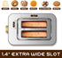 SEEDEEM Toaster 2 Slice, Touch Control Screen, Smart Stainless Toaster, 6 Shade Setting