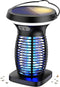 Solar Bug Zapper Outdoor, Mosquito Zapper Outdoor Waterproof Electric Fly Zapper Rechargeable Mosquito Killer