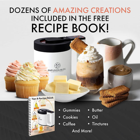 Roman Ventures Infusion Buds 2-In-1 Decarboxylator & Magic Butter Maker Machine & Oil Infuser Machine