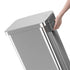 QUALIAZERO 50L/13Gal Heavy Duty Hands-Free Stainless Steel Commercial/Kitchen Step Trash Can
