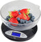 Smart Weigh Food Kitchen Scale with Bowl,11lb x 0.1oz / 5000 x 1grams, Digital Weight Scale for Baking,Cooking