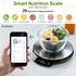 Smart Food Scale with Nutritional Calculator, 0.1g / 0.005oz High Precision, 5kg / 11lb, Free APP with Calorie Counter