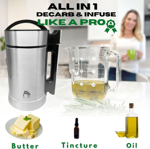 Alpha420 2 in 1 Decarboxylator and Infuser, Magic Butter Maker Machine, Oil Infuser Machine, Butter Churner Electric