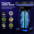 Solar Bug Zapper Outdoor, Mosquito Zapper Outdoor Waterproof Electric Fly Zapper Rechargeable Mosquito Killer