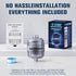 NEORIVER 12-Stage Shower Head Filter with Vitamin C for Hard Water - High Output - Remove Water Impurities, Chlorine and Odor
