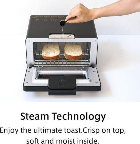BALMUDA The Toaster | Steam Oven Toaster | 5 Cooking Modes: Sandwich Bread, Artisan Bread, Pizza & Pastry, Oven