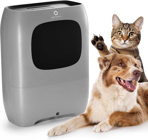 AIRTHEREAL T1 Touchless Vacuum Automatic Dustpan with 2 Operation Modes - Ultra Fast & Powerful Corded Canister Vacuum