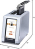 Revolution R180 Connect Smart Toaster + Toastie Press Bundle – Touchscreen, 2-Slice Wide Slot, InstaGLO Tech