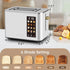 SEEDEEM Toaster 2 Slice, Touch Control Screen, Smart Stainless Toaster, 6 Shade Setting