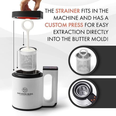 Roman Ventures Infusion Buds 2-In-1 Decarboxylator & Magic Butter Maker Machine & Oil Infuser Machine