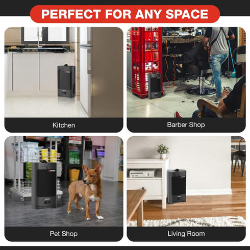 Gearwiz 1400W Touchless Automatic Vacuum Dustpan – Motion Sensor Hands-Free Electric Dustpan for Pet Hair Dirt & Debris