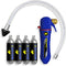 Boldox Drain Gun AC Condensate Line Cleaner with 4 Threaded CO2 Cartridges - Clears Buildup & Debris in AC Drain Tubes