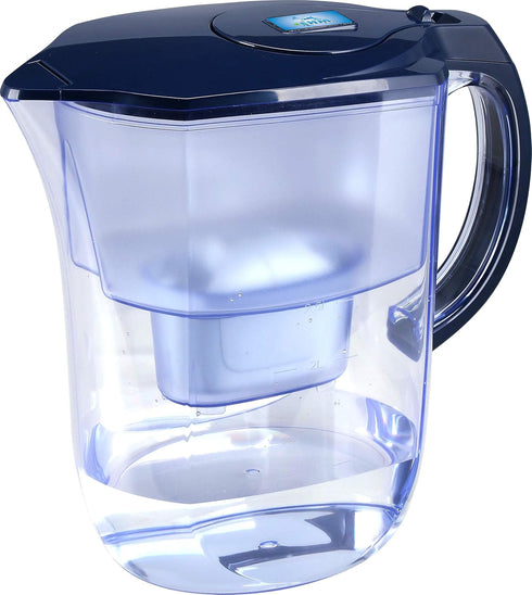 Ehm Ultra Premium Alkaline Water Filter Pitcher - 3.8L, Activated Carbon Filter- BPA Free, Healthy, Clean, & Toxin-Free Mineralized Alkaline Water in Minutes