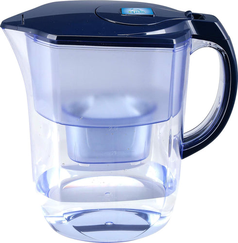 Ehm Ultra Premium Alkaline Water Filter Pitcher - 3.8L, Activated Carbon Filter- BPA Free, Healthy, Clean, & Toxin-Free Mineralized Alkaline Water in Minutes