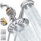 Luxau Dual Filtered Shower Head Showerhead 79" Hose Handheld Sprayer Combo