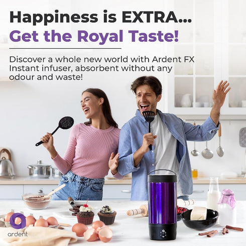 Ardent FX Decarboxylator 110V with Bluetooth Connectivity, 3 in 1 Portable Decarboxylation, Herbal & Oil Infuser Machine