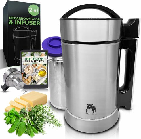 Alpha420 2 in 1 Decarboxylator and Infuser, Magic Butter Maker Machine, Oil Infuser Machine, Butter Churner Electric