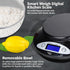 Smart Weigh Food Kitchen Scale with Bowl,11lb x 0.1oz / 5000 x 1grams, Digital Weight Scale for Baking,Cooking