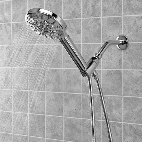 Sprite HKE-CM Biarritz 7-Setting Hand Held Filtered Shower Handle, Chrome