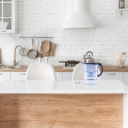 Ehm Ultra Premium Alkaline Water Filter Pitcher - 3.8L, Activated Carbon Filter- BPA Free, Healthy, Clean, & Toxin-Free Mineralized Alkaline Water in Minutes