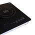 True Induction MD-2B Mini Duo Portable Counter Inset Double Burner Induction Cooktop, 120V, Black