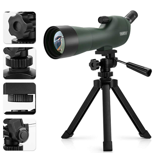 Emarth 20-60x60AE Waterproof Angled Spotting Scope with Tripod