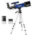 Emarth Telescope, Travel Scope, 70mm Astronomical Refracter Telescope with Tripod & Finder Scope