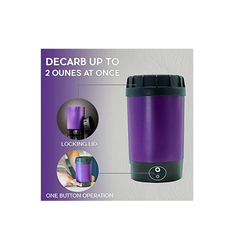 Ardent Nova 110V Portable Decarboxylator with Decarb Canister and Silicone Lid for Odor Protection Use to Infuse Oils and Herbs- Odorless and Easy to Use