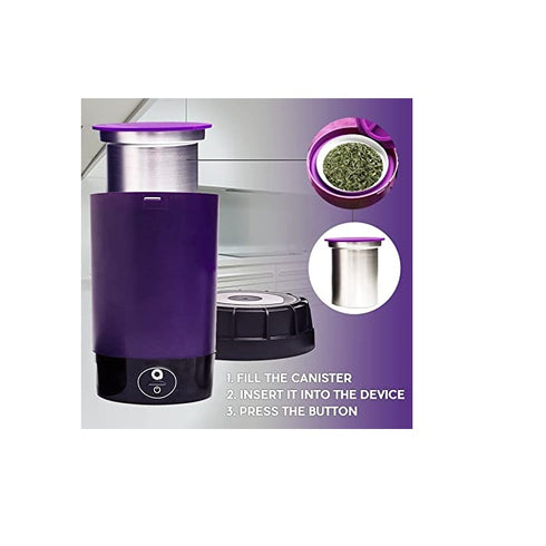 Ardent Nova 110V Portable Decarboxylator with Decarb Canister and Silicone Lid for Odor Protection Use to Infuse Oils and Herbs- Odorless and Easy to Use