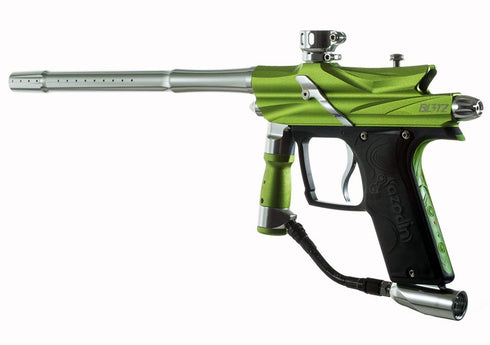Azodin Blitz 3 Electronic Paintball Gun Marker - Green-Silver
