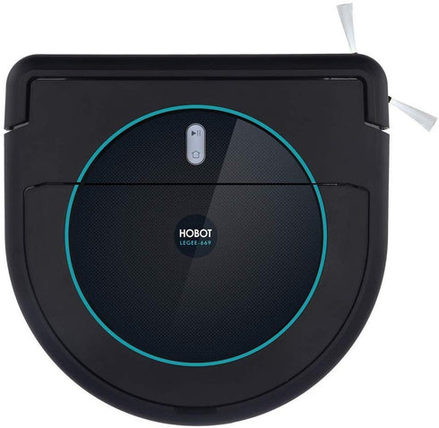 HOBOT LEGEE-669 Vacuum-Mop Robot for Floor, Automatic Robot for Wet or Dry Floor Cleaning with Brushless DC Motor