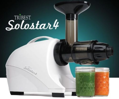 Tribest Solostar 4, SS-4200-B, Horizontal Slow Masticating Juicer