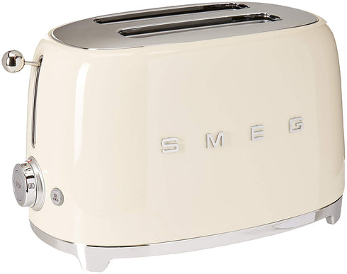 Smeg TSF01CRUS 50's Retro Style Aesthetic 2 Slice Toaster - D